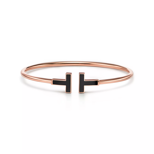 Onyx Timeless T Bracelet