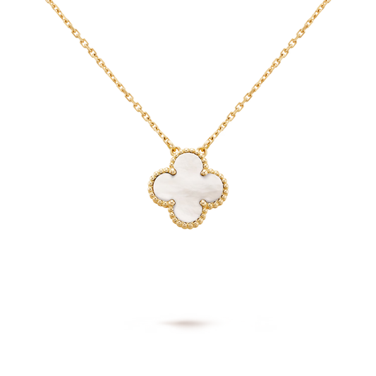Mother-of-pearl Clover Motif Pendant