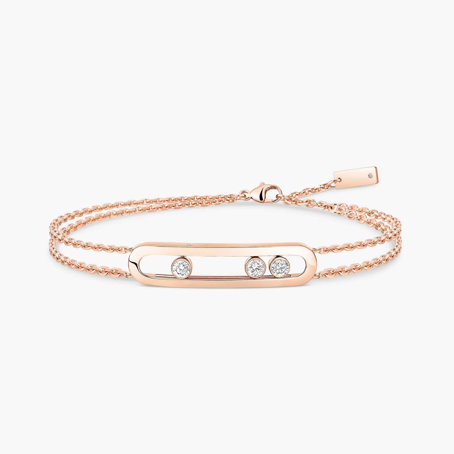 Trio Motion Dual-Chain Bracelet