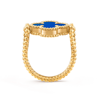 Agate Clover Reversible Ring