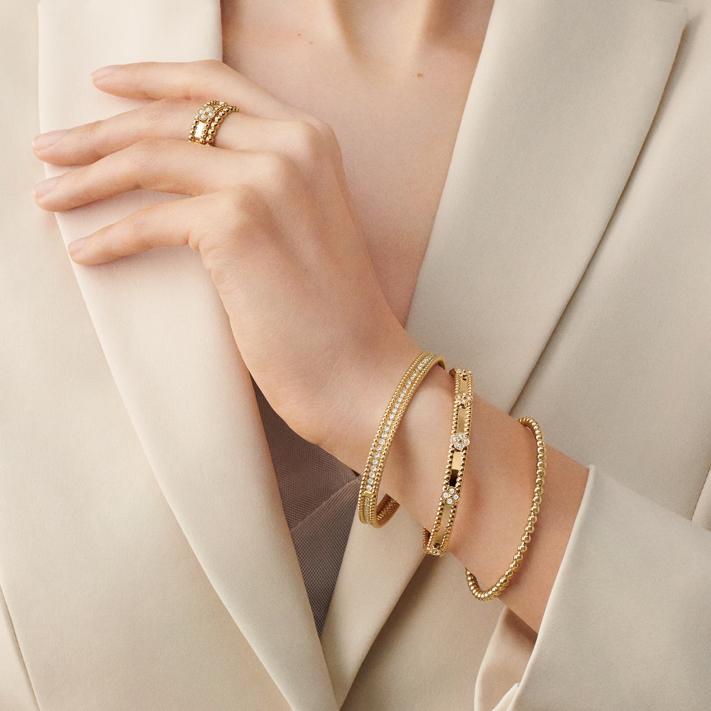 Beaded Clover Bracelet – Petite