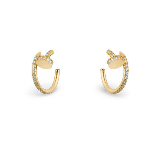 Amour Axis Crystal Earrings