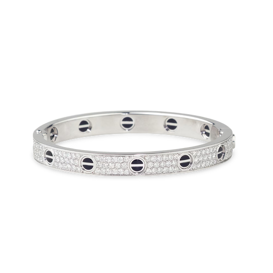 Timeless Amour Onyx Pavé Bracelet