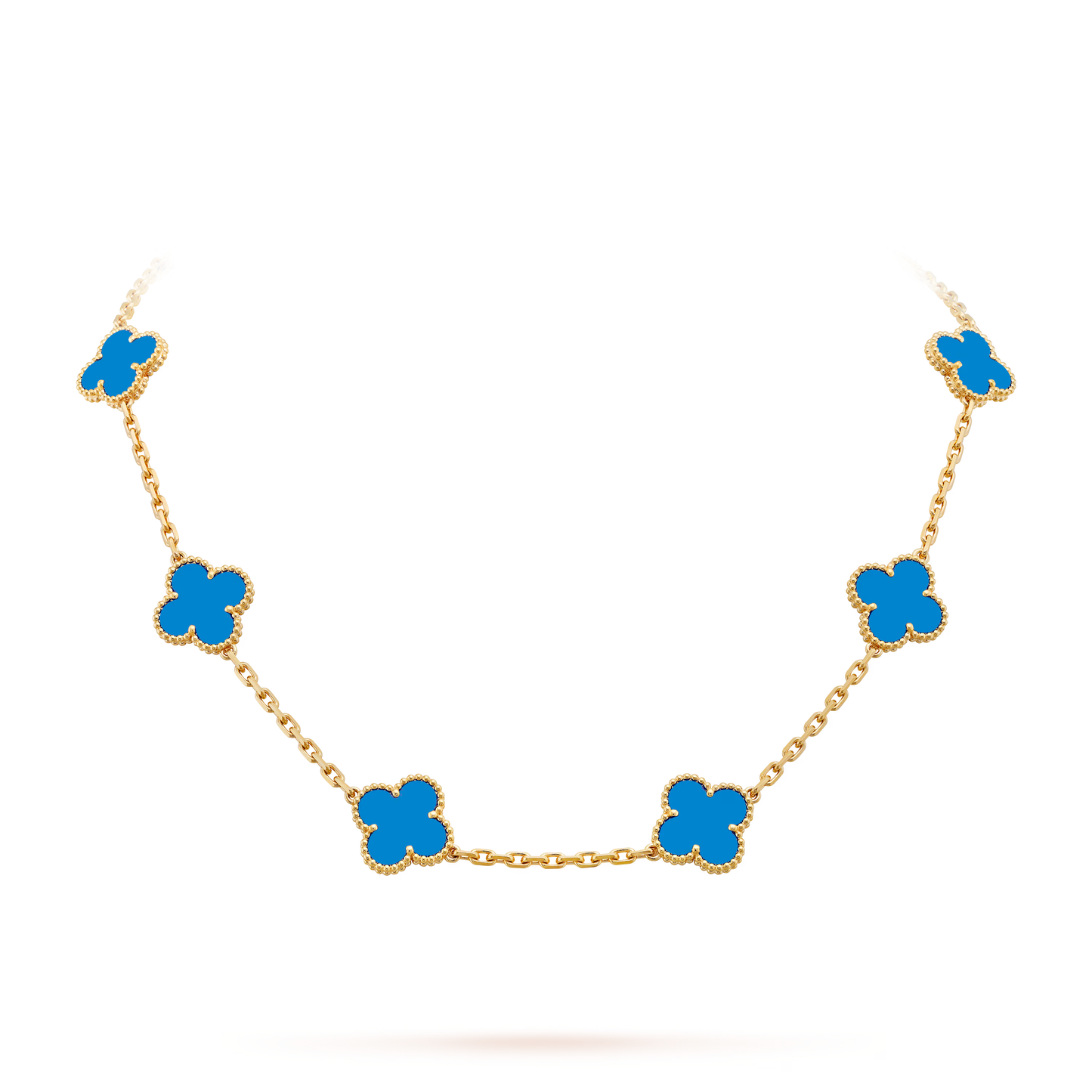Agate Lucky Clover Necklace