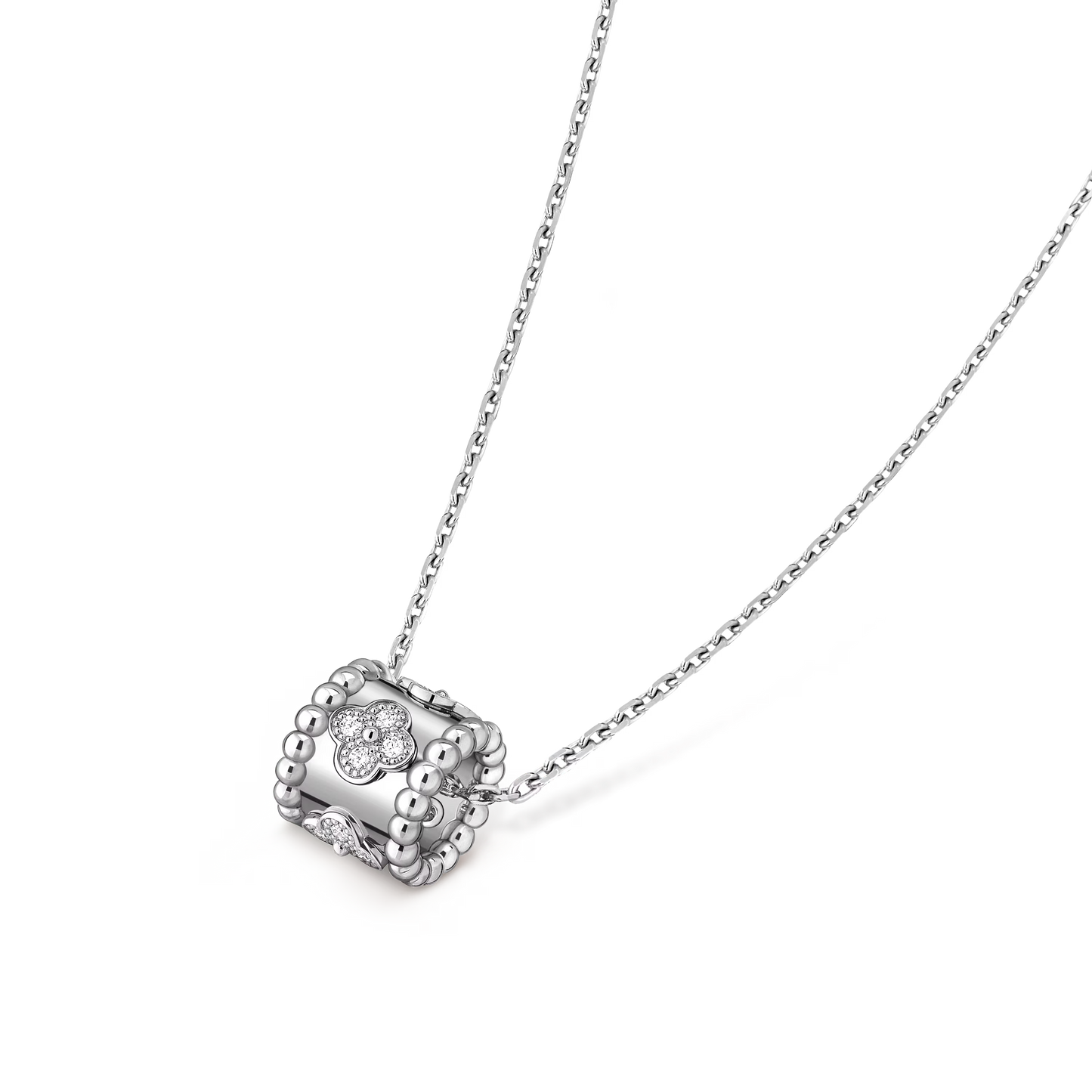 Beaded Clover Pendant