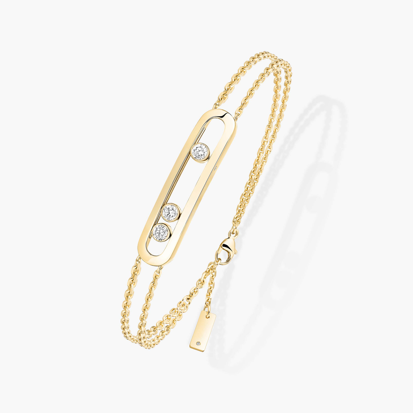 Trio Motion Dual-Chain Bracelet