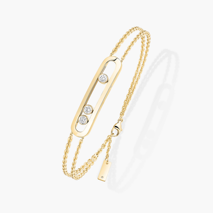 Trio Motion Dual-Chain Bracelet