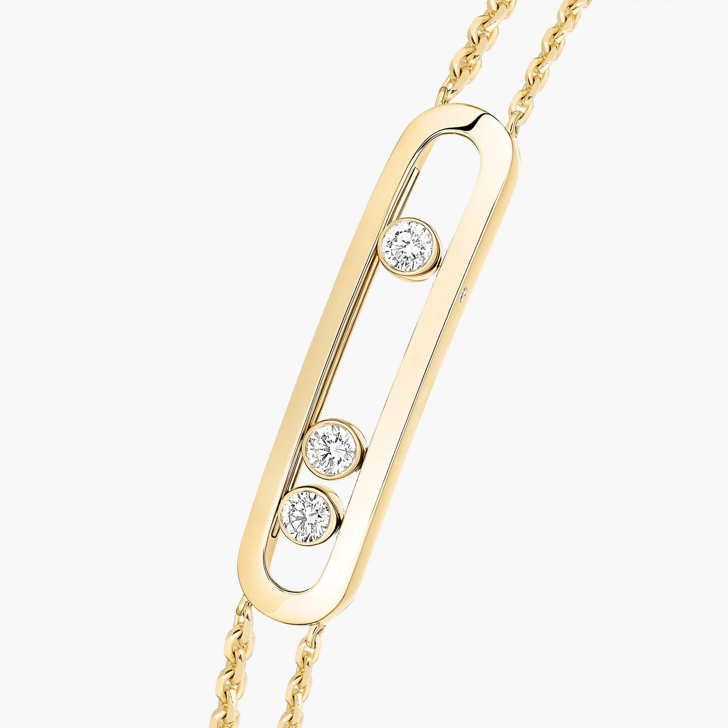 Trio Motion Dual-Chain Bracelet