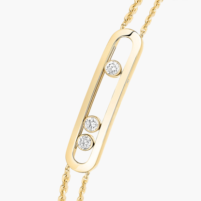 Trio Motion Dual-Chain Bracelet