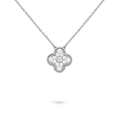 Diamanté Lucky Clover Pendant