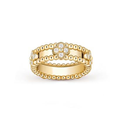 Clover Beaded Ring – Petite