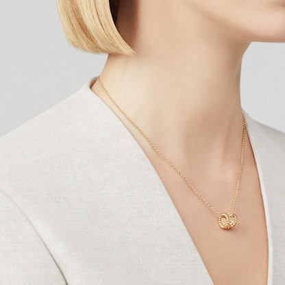 Beaded Clover Pendant