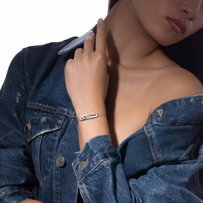 Trio Motion Dual-Chain Bracelet