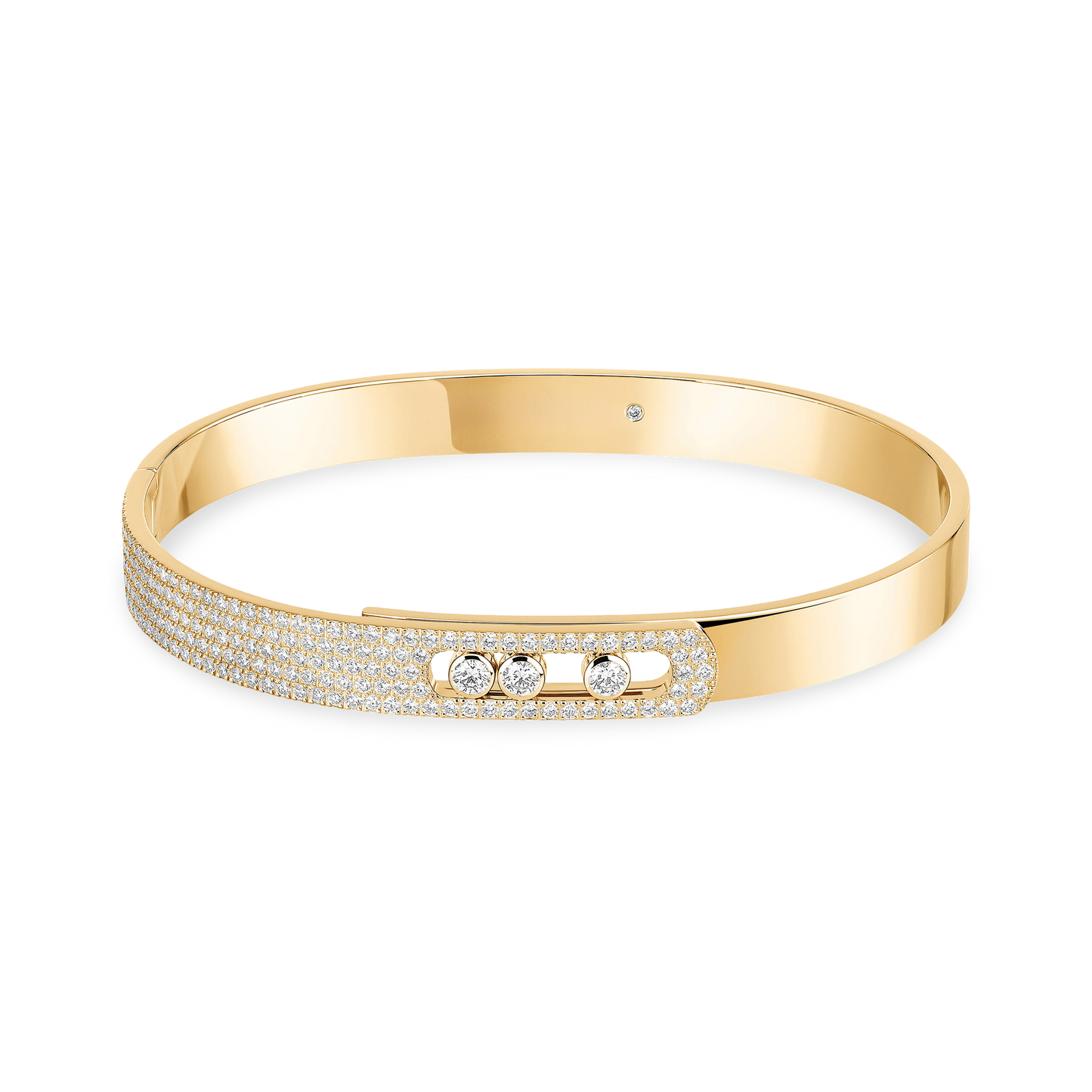 Trio Motion Semi-Pavé Bangle