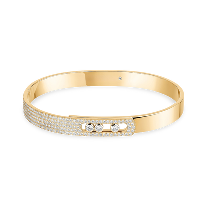 Trio Motion Semi-Pavé Bangle