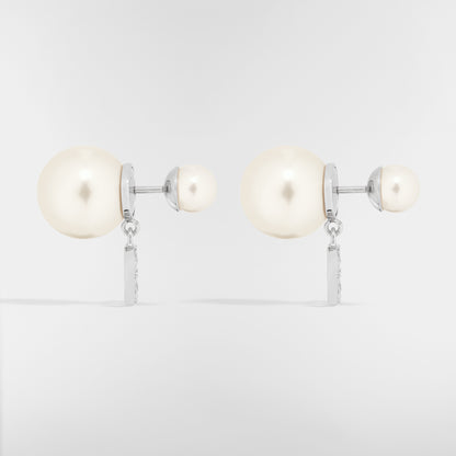 J’adore Signature Pearl Diamanté Earrings