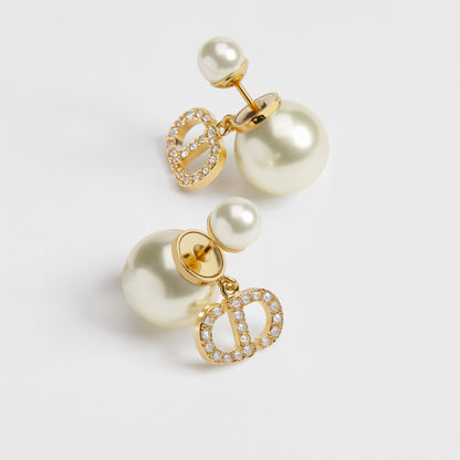 J’adore Signature Pearl Diamanté Earrings