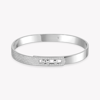 Trio Motion Semi-Pavé Bangle