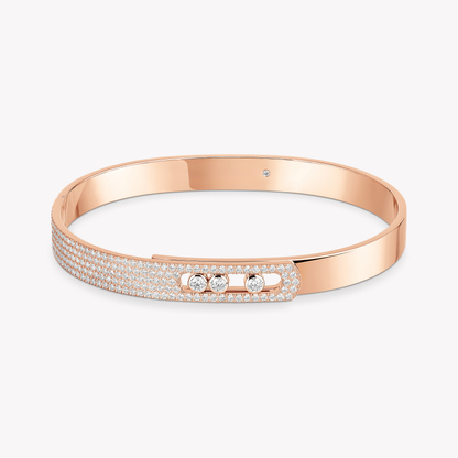 Trio Motion Semi-Pavé Bangle