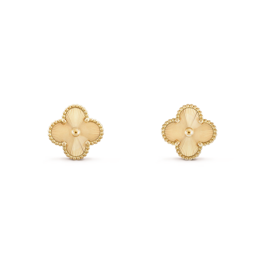 Lumière Clover Motif Earrings