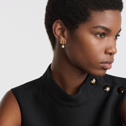 J’adore Emblem Pearl Drop Earrings
