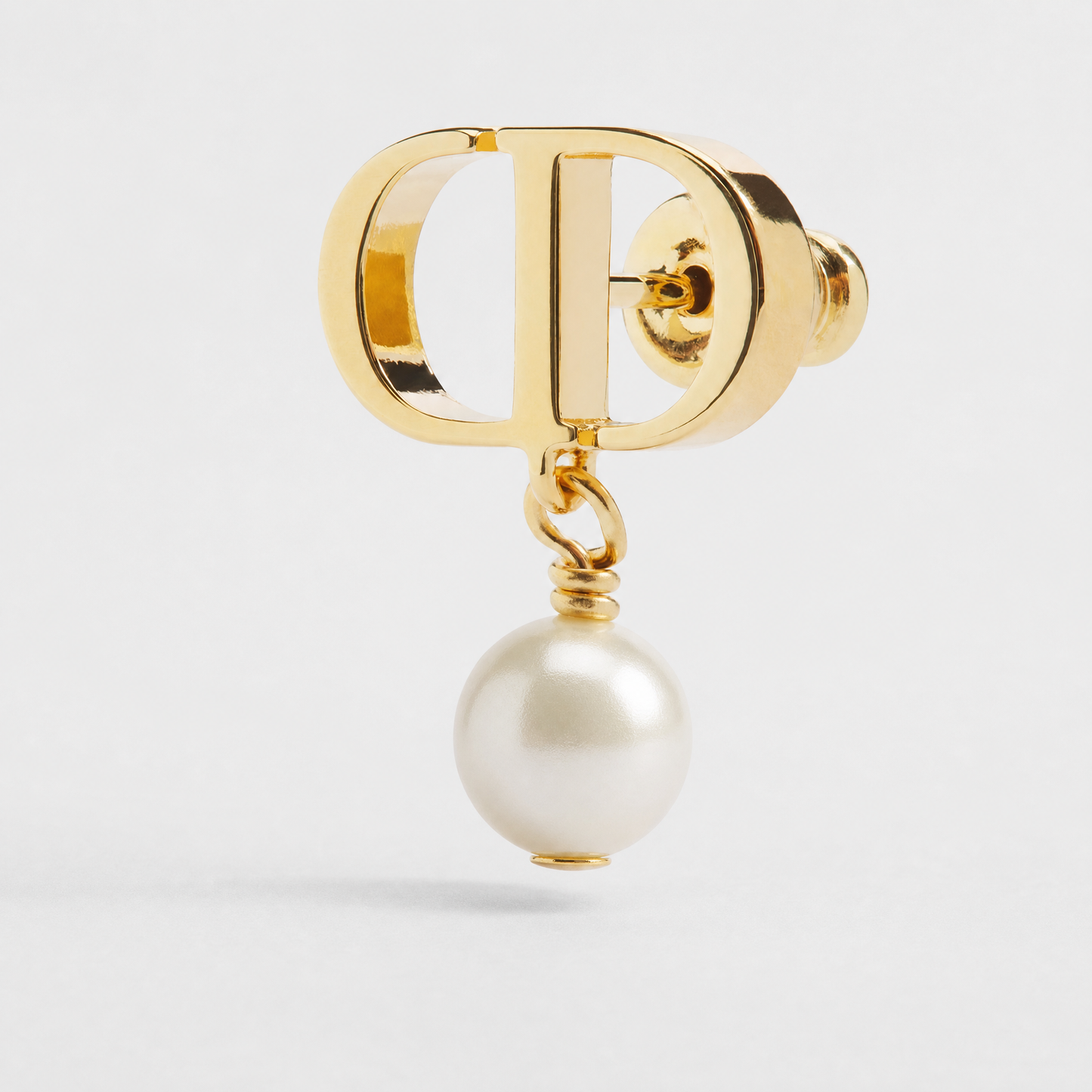 J’adore Emblem Pearl Drop Earrings