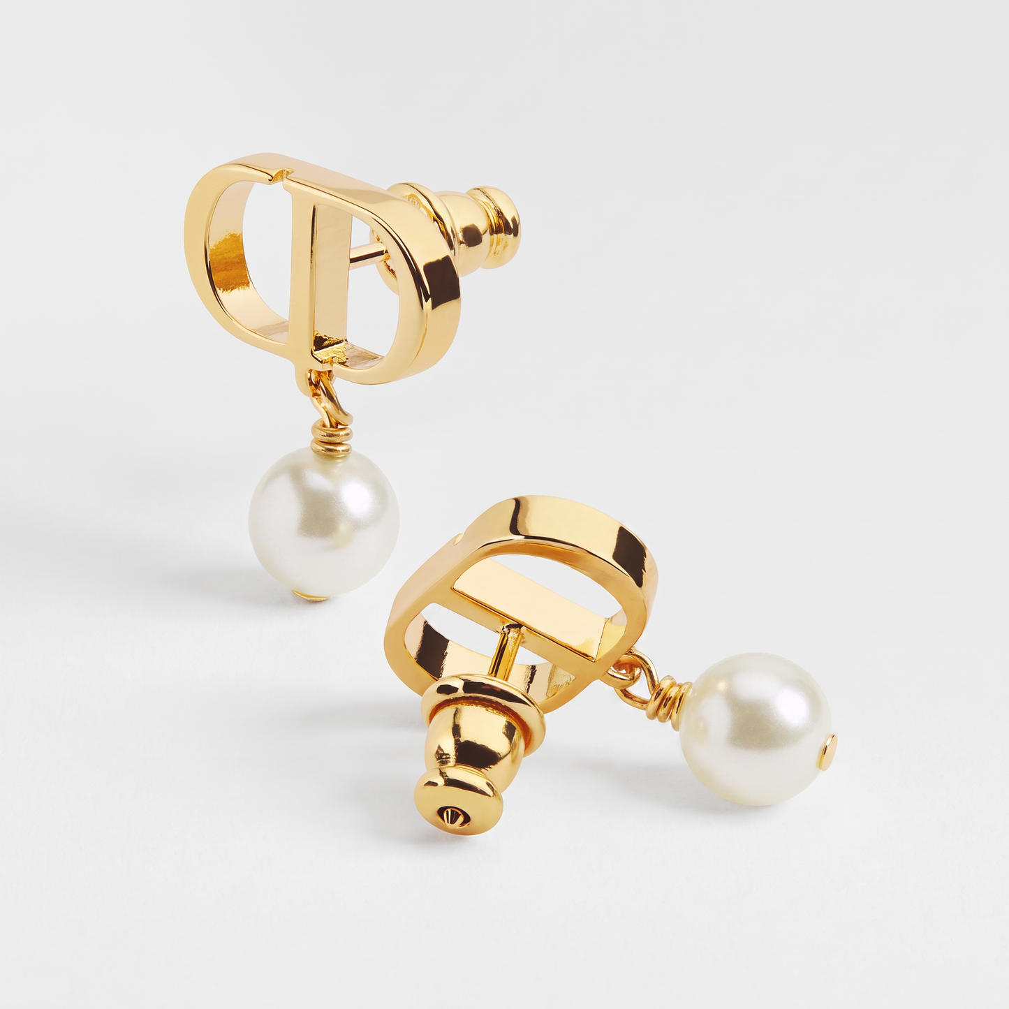J’adore Emblem Pearl Drop Earrings