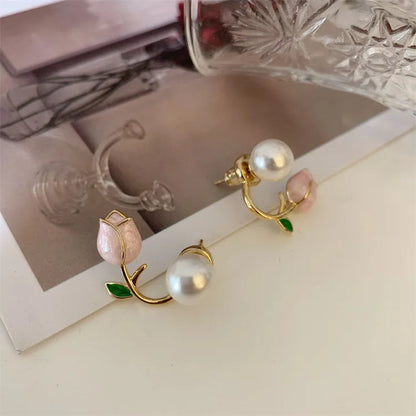 Tulipe Pearl Earrings