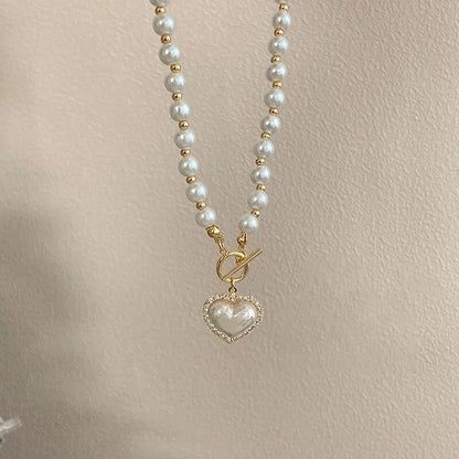 Heart of Pearl Necklace