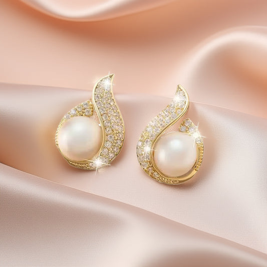 Pure Radiance Pearl Earrings