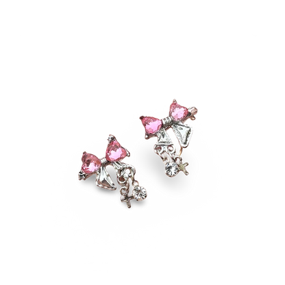 Crystal Bow Earrings