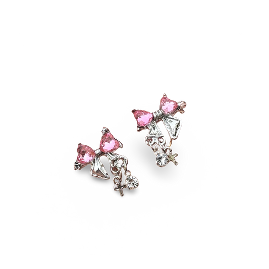 Crystal Bow Earrings