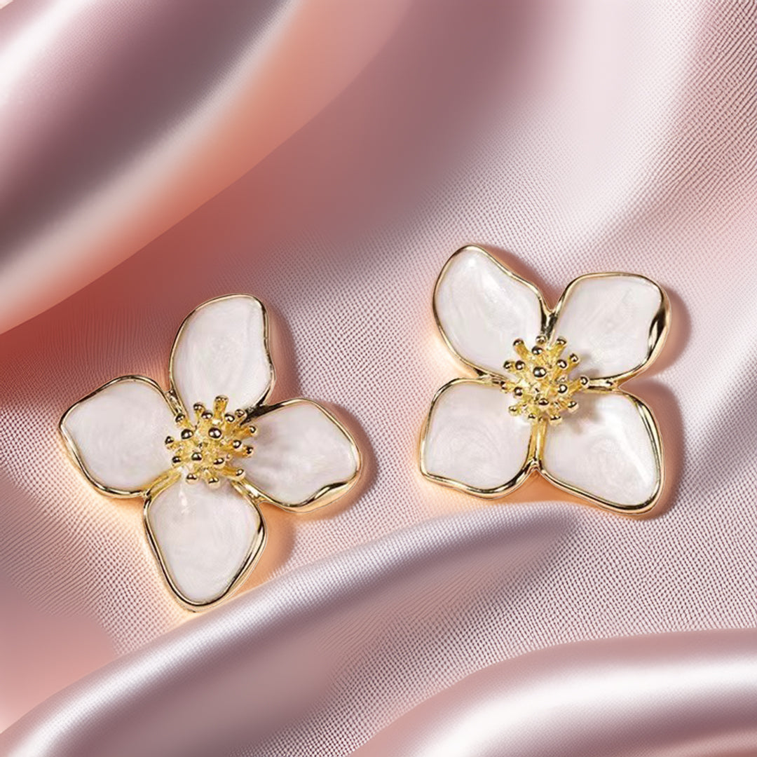 Jasmine Petal Earrings