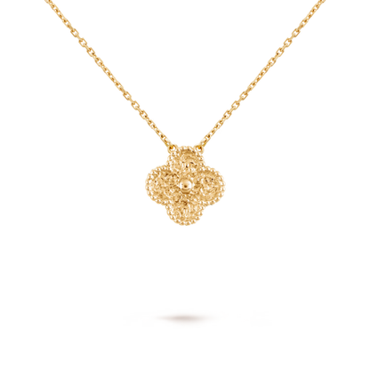 Grainé Clover Motif Pendant