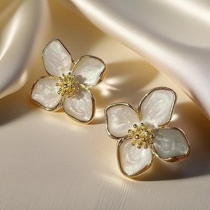 Jasmine Petal Earrings