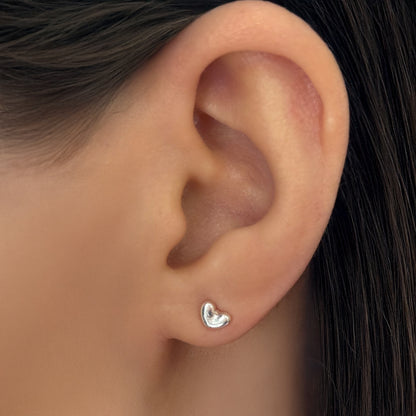 Sweetheart Stud Earrings