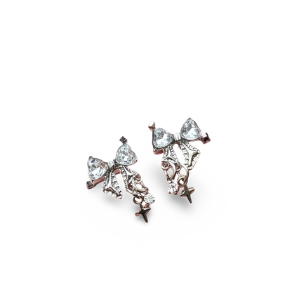 Crystal Bow Earrings