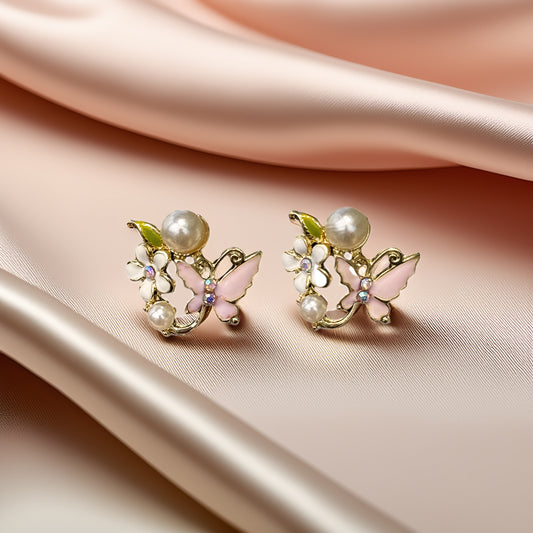 Enchanted Garden Pearl Earrings