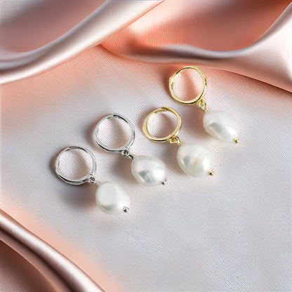 Darling Pearl Hoop Earnings