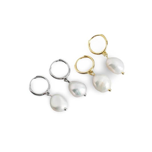 Darling Pearl Hoop Earnings