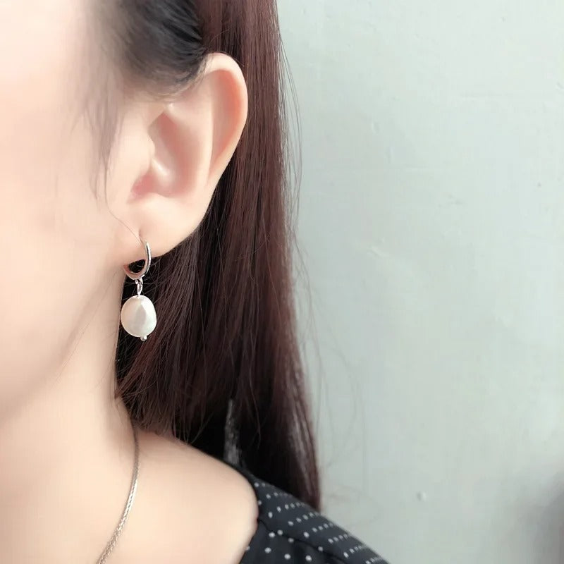 Darling Pearl Hoop Earnings