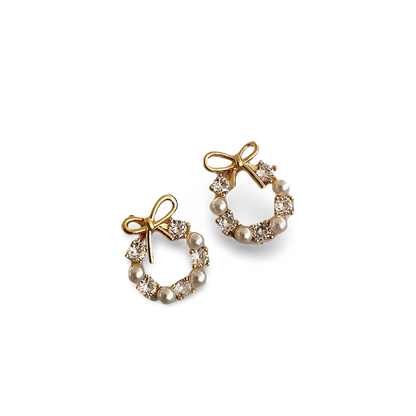 Harmony Bow Wreath Earrings