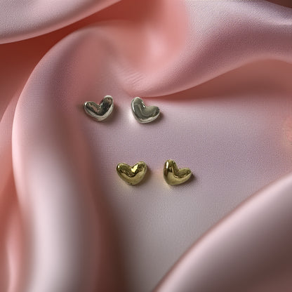 Sweetheart Stud Earrings