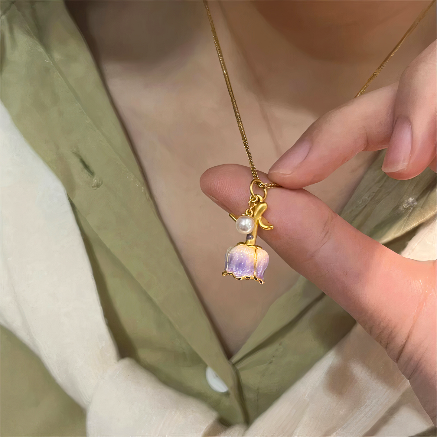 Blooming Rose Necklace