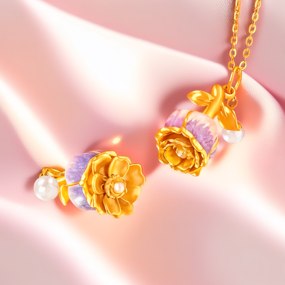Blooming Rose Necklace